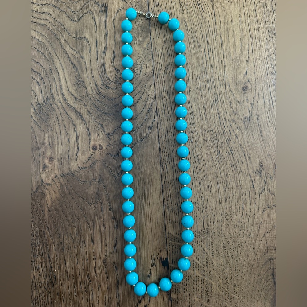 Vintage Turquoise Beaded Necklace
